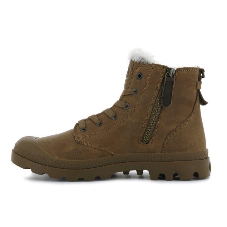 Palladium Pampa Hi Pilot Laarzen Heren Bruin | NL 25ELGYO